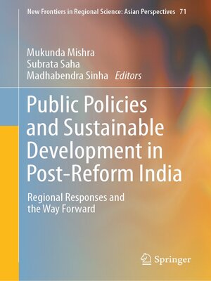 cover image of Public Policies and Sustainable Development in Post-Reform India